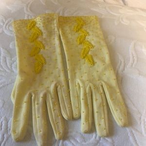 COPY - Vintage stretch beaded gloves Rare estate